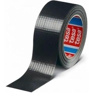 Imagem de Fita Silver Tape Preta 48mm x 50m Profissional Importada Tesa - tesa