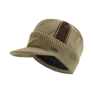 Imagem de Gorro Unissex Quente De Inverno Com Forro De Pelúcia E Malha Grossa Pa
