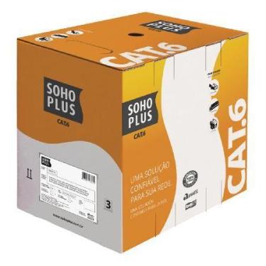 Imagem de Cabo Lan Cat6 U/utp 24awg Cmx 305m Cz 23400200 - FURUKAWA SOHO PLUS