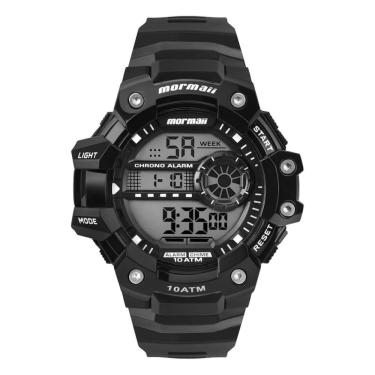 Imagem de Relógio MORMAII masculino digital preto MO8031/8P
