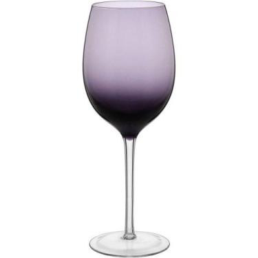 Imagem de Jg 2pç Taça Vinho Home&co Opus Vidro 480ml 22x8x8cm Violeta - HOME & C