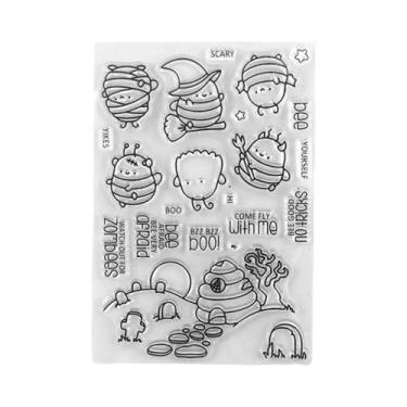 Imagem de Carimbos Transparentes E Matrizes De Corte Para Scrapbooking DIY, Arte