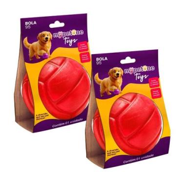 Imagem de Combo 2 Bola Lisa 95 TR Mypetone - Vermelho