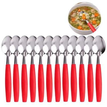 Imagem de Conjunto 12 Colheres de Sopa Inox Cabo Resistente Premium - Top, 1