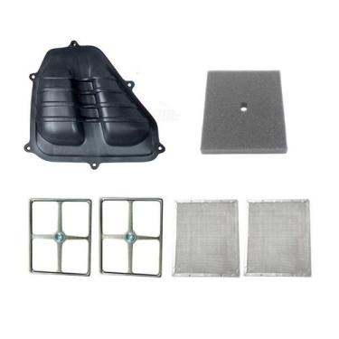 Imagem de Kit Tampa + Filtro + 2 Grade + 2 Tela Cg Today Titan 125 99 - Trilha
