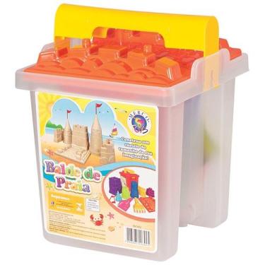 Imagem de 602-balde de praia 0.sortido,unico - MERCOTOYS