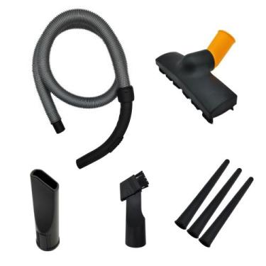 Imagem de Kit Mangueira com 3un Bico Bocal e 3un Extensor Compatível com Aspirad