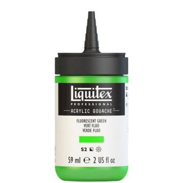 Imagem de Tinta Acrílica Guache Liquitex 59ml S2 985 Fluorescent Green