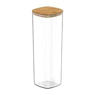 Imagem de Pote Hermético com Tampa de Bambu Keep 2l Natural Ou