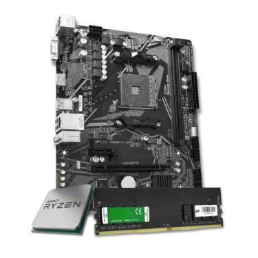 Imagem de Kit Upgrade Ryzen 3 3200G 8GB DDR4 A520G AM4 Vídeo Integrado - OEM
