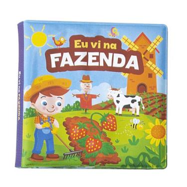 Imagem de Livro de Banho Divertido Bebê Historinha Infantil Fazendinha - BS Toys