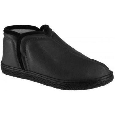 Imagem de Pantufa Fechada Leffa 793 Preto, Preto, 35