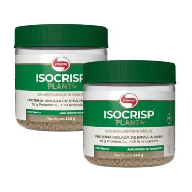 Imagem de KIT 2 CRISP DE PROTEÍNA VEGETAL ISOCRISP PLANT - 240g - VITAFOR