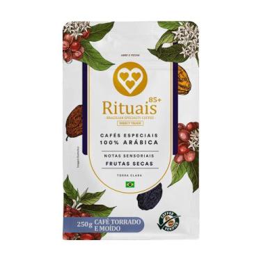 Imagem de Café Torrado e Moído Rituais Frutas Secas 3 Corações Pacote 250g