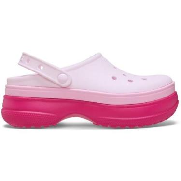 Imagem de Sandália Crocs Classic Stacked Clog DRAGON FRUIT, 35, Dragon fruit
