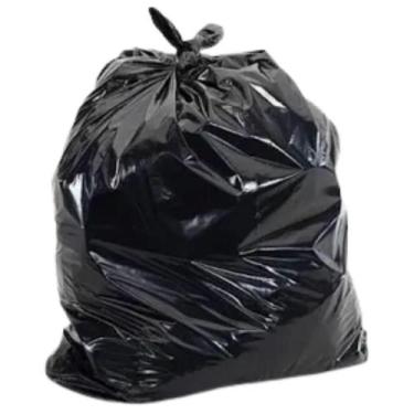 Imagem de Saco de Lixo 200L Polietileno Fundo Reforçado Preto 6kg - OUTRAS MARCA