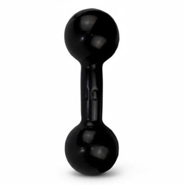 Imagem de HALTER PESO 10KG BOLA EMBORRACHADA PARA MUSCULAÇÃO, ACADEMIA, Exercíci