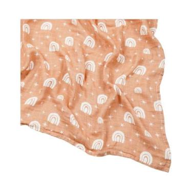 Imagem de Cobertor De Muslin De Algodão De Bambu Macio E Fofo Para Bebês 120x110