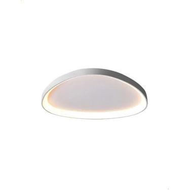 Imagem de Plafon Led Seixos De Sobrepor 52x52cm 33w Bivolt 3000k - Opus  Bela Ho