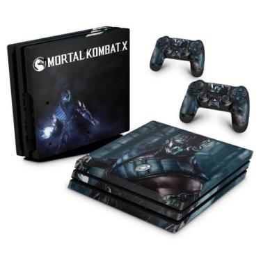 Imagem de Skin Ps4 Pro Adesivo - Mortal Kombat X - Sub Zero - Pop Arte Skins