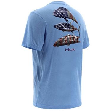 Imagem de HUK H1000095-425-M Huk KC Scott Liberty Offshore, Carolina Blue Heather, Médio