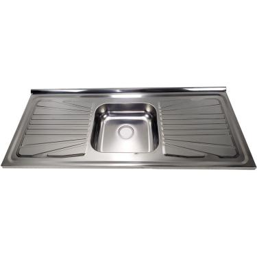 Imagem de Pia Inox Fabrinox PS1200 120x52cm, cuba central