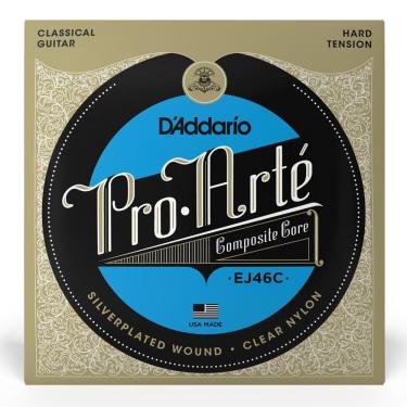 Imagem de Encordoamento para Violão Nylon D`addario EJ46C Composite Tensão Alta