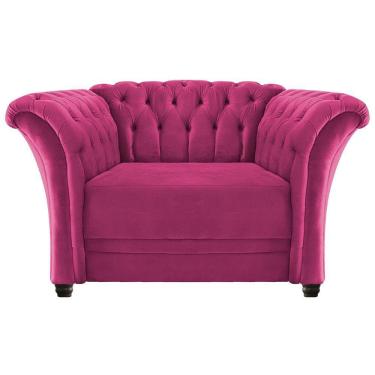 Imagem de Poltrona Decorativa Chesterfield Sofia Suede Pink