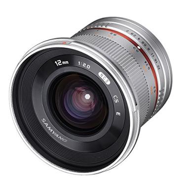 Imagem de Samyang Lente ultra grande angular SY12M-FX-SIL 12mm F2.0 para câmeras Fujifilm X-Mount, prata