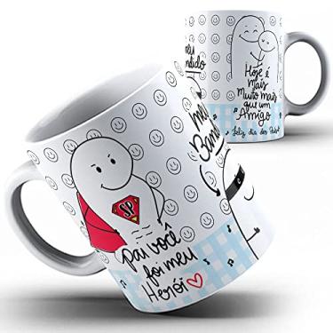 Imagem de Caneca papai Flork Pai herói bandido amigo