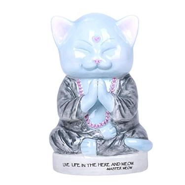 Imagem de Master Meow Meditation Love Ceramic Piggy Money Bank