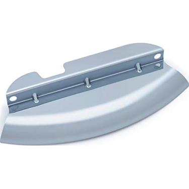 Imagem de Kuryakyn 1804 Acessório de motocicleta de gerenciamento de ar: Defletor de vento inferior triplo para motocicletas Harley-Davidson Touring 2014-19, cromado