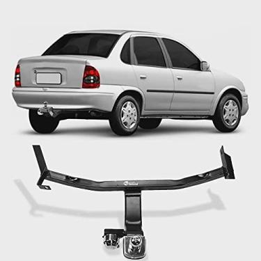 Imagem de Engate Corsa Sedan Classic 2002 a 2009 Reforcel Reboque Rabicho Protetor 500KG