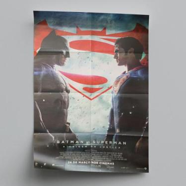 Imagem de Pôster / Cartaz - Batman Vs Superman - A1: 89X54cm - Fábrica De Pôster