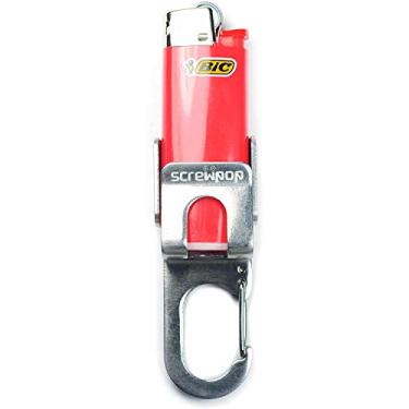 Imagem de Porta-isqueiro Bic Screwpop, SPT008, Stainless Steel, BIC MINI