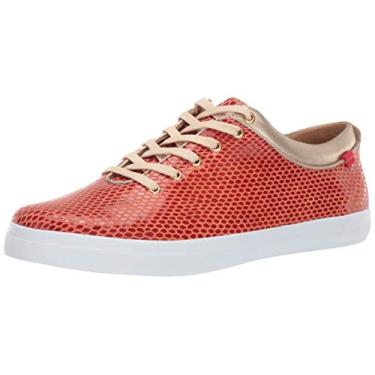 Imagem de Marc Joseph New York Mocassim feminino de couro Grand Bleecker Street, Cobra coral, 34