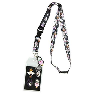 Imagem de Cordão de colagem Disney Villains com suporte de identificação e pingente de borracha Ursula