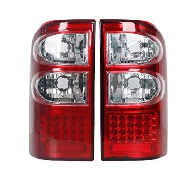 Imagem de JESYMBX Para Nissan Patrol Y61 1997-2004 Par de lâmpadas refletoras de freio de luz traseira de parada de freio