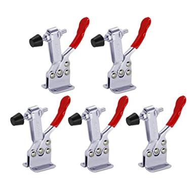 Imagem de Braçadeiras de fixação de retenção para madeira, braçadeiras de 201B para marcenaria, grampo vertical, braçadeira de came braçadeira de liberação rápida para grampos de fixação CNC, braçadeira de alternância resistente de 90 kg para ação T Track Cam