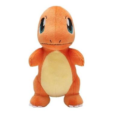 Imagem de Brinquedo Pelúcia Pokémon Charmander Squirtle  22cm - Omg Toys