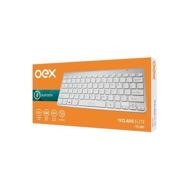 Teclado TC501 Bluetooth Elite, Prata - Oex