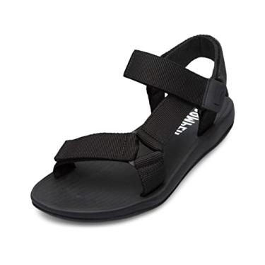 Imagem de Camper Sandália rasteira masculina com tira em T, Preto 001, 39