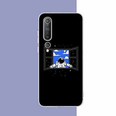 Imagem de Capa de telefone Moon Astronaut para Samsung S21 A10 para Redmi Note 7 9 para Huawei P30Pro Honor 8X 10i capa, A8, para A50 A30S A50S