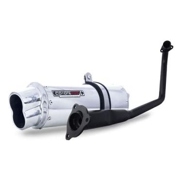 Imagem de Escape/Ponteira Coyote RS5 Boca 8 Aluminio Oval - CB 300 F Twister - Polido