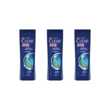 Imagem de Shampoo Clear 400ml Ice Cool Menthol-Kit C/3Un