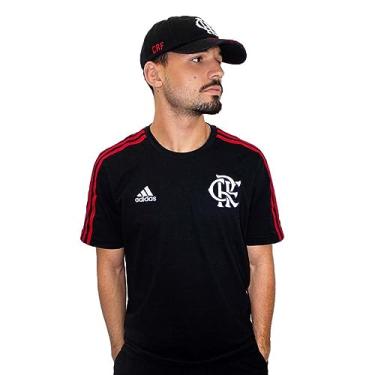 Imagem de Camiseta Adidas Masculina Dna Flamengo Black/red Hy6250 M