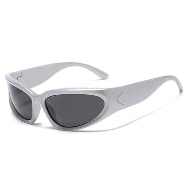 Imagem de Óculos de Sol Esportivo Unissex Lentes UV400