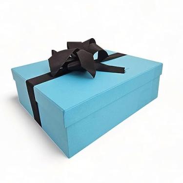 Imagem de Caixa de Presente 30x25x10 Bahamas COM Laço Preto Casamento 15 Anos Convite Padrinhos 15 Anos Bodas Eventos