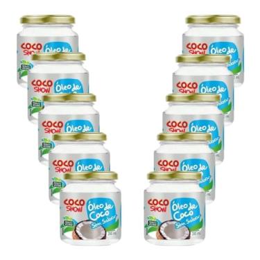 Imagem de Kit 10 Copra Coco Show Óleo De Coco Sem Sabor 200ml