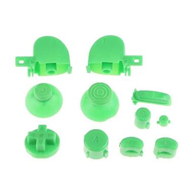 Imagem de DAGIJIRD 11 em 1 botões e polegares cromados D-pad Mod Set para controle Gamecube para NGC